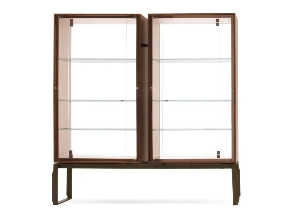 Giorgetti console table in walnut, Giorgetti furniture from Meda, Italy