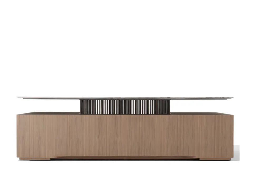 Giorgetti G Code marble console table, photographed for the catalogue