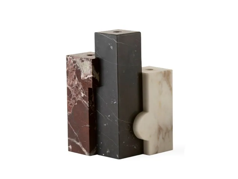 Giorgetti Harria marble bookend, Giorgetti furniture made in Meda, Italy
