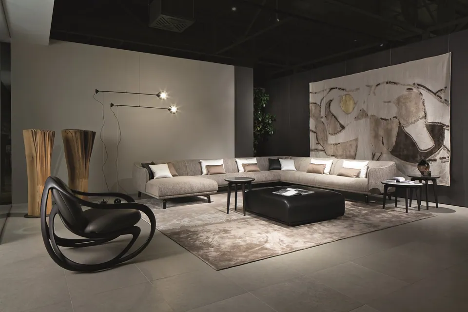 Giorgetti Kendama led pendant lamp, photographed for the catalogue